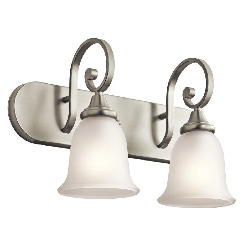 Kichler Lighting Monroe 2-light Brushed Nickel Bath Vanity Light - Brushed Nickel