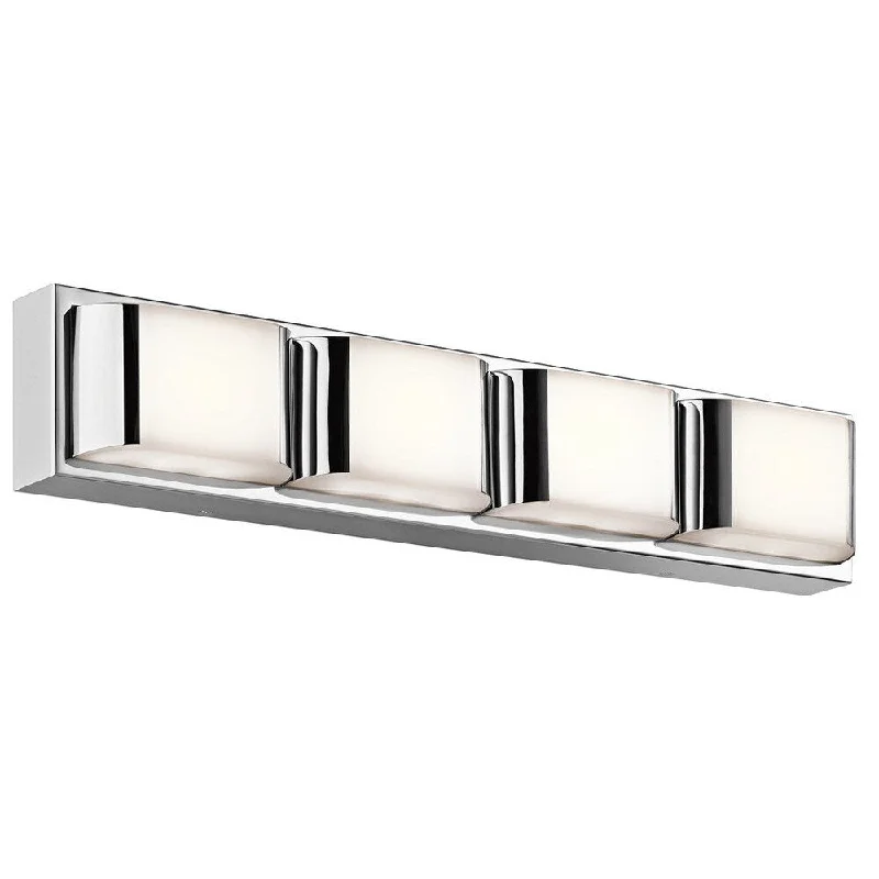 Kichler Lighting Nita Collection 1-light 24-inch Chrome LED Linear Bath/Vanity Light - gray