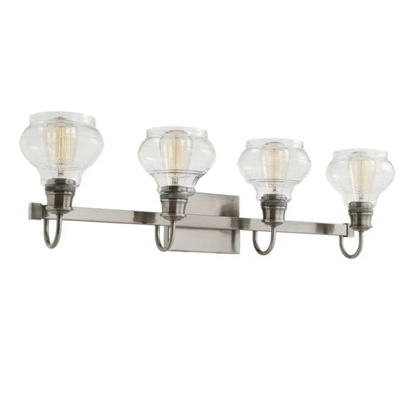 Kichler Lighting Schoolhouse Collection 4-light Classic Pewter Bath/Vanity Light