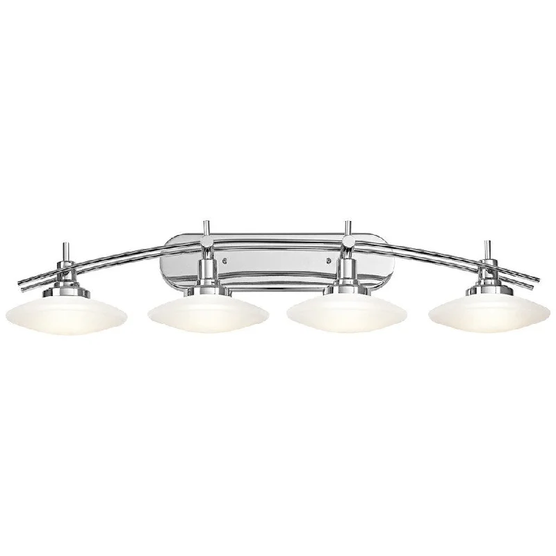 Kichler Lighting Structures Collection 4-light Chrome Bath/Vanity Light