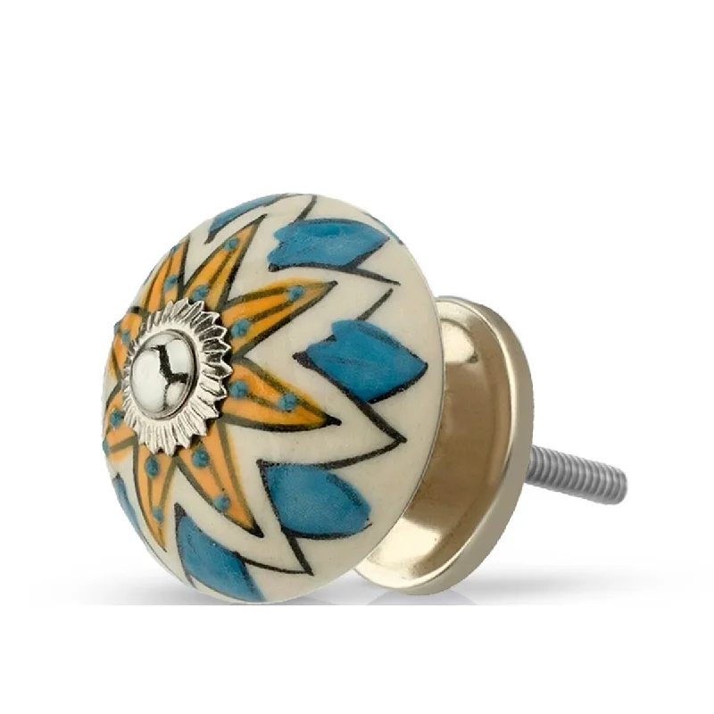 Mascot Hardware Starred Multicolor Cabinet Knob