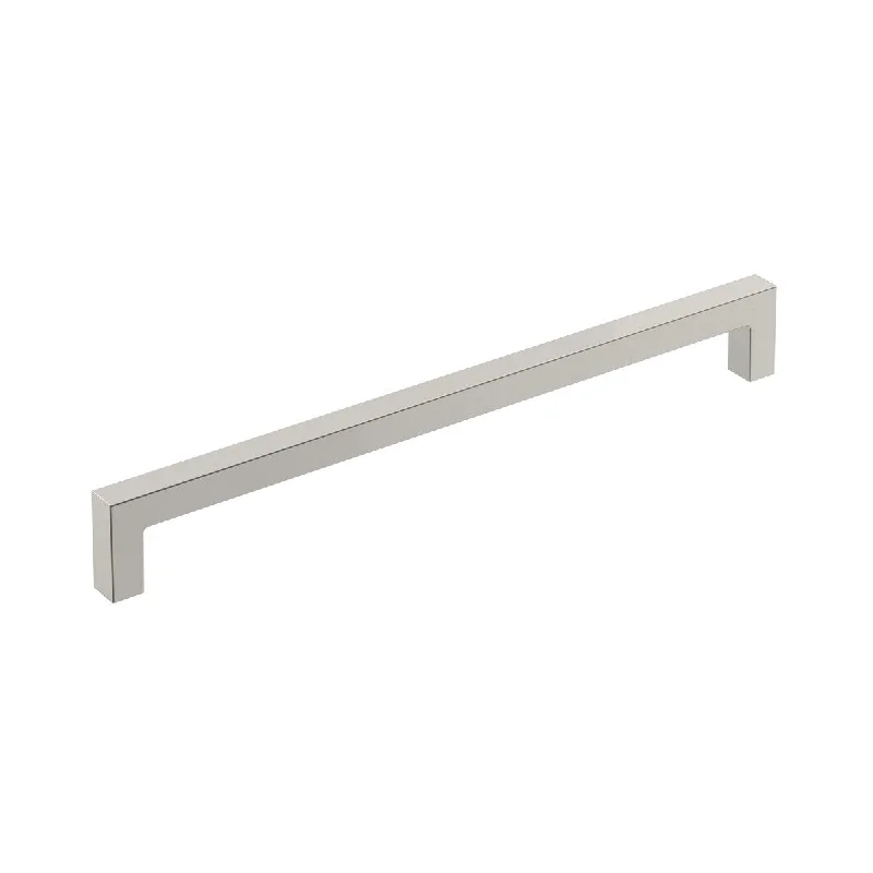 Monument 8-13/16 in (224 mm) Center-to-Center Polished Nickel Cabinet Pull - 8.8125