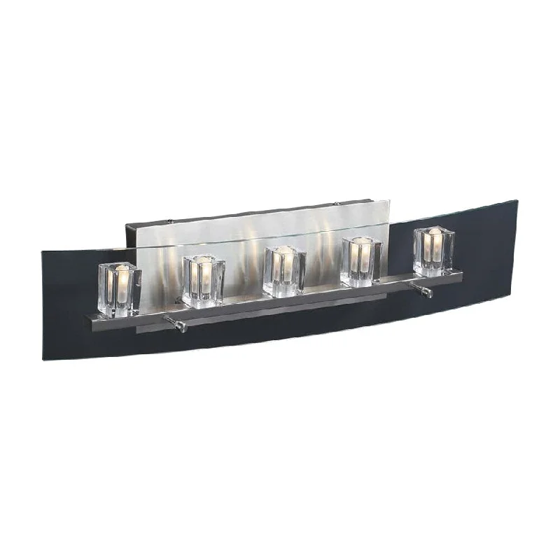 PLC Lighting 5 Light Vanity Ice Cube Collection