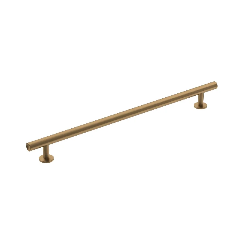 Radius 10-1/16 in (256 mm) Center-to-Center Champagne Bronze Cabinet Pull - 10.0625