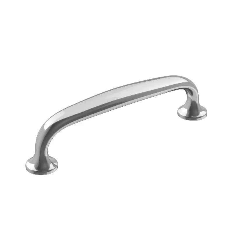 Renown 3-3/4 in (96 mm) Center-to-Center Polished Chrome Cabinet Pull - 3.75