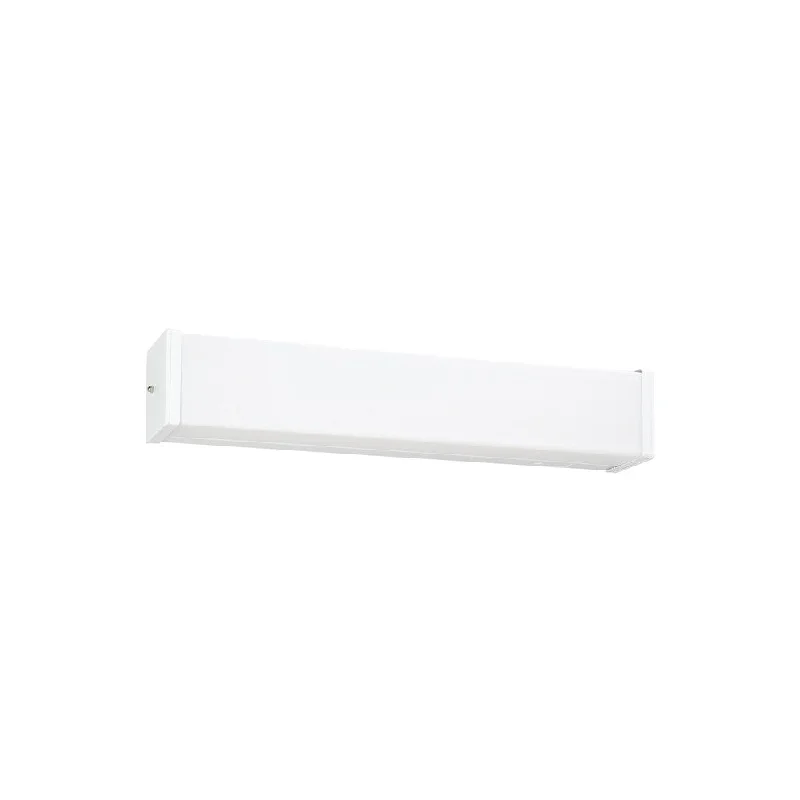 Sea Gull Multi-Volt Ceiling/Wall Mount White 2-light Vanity Fixture