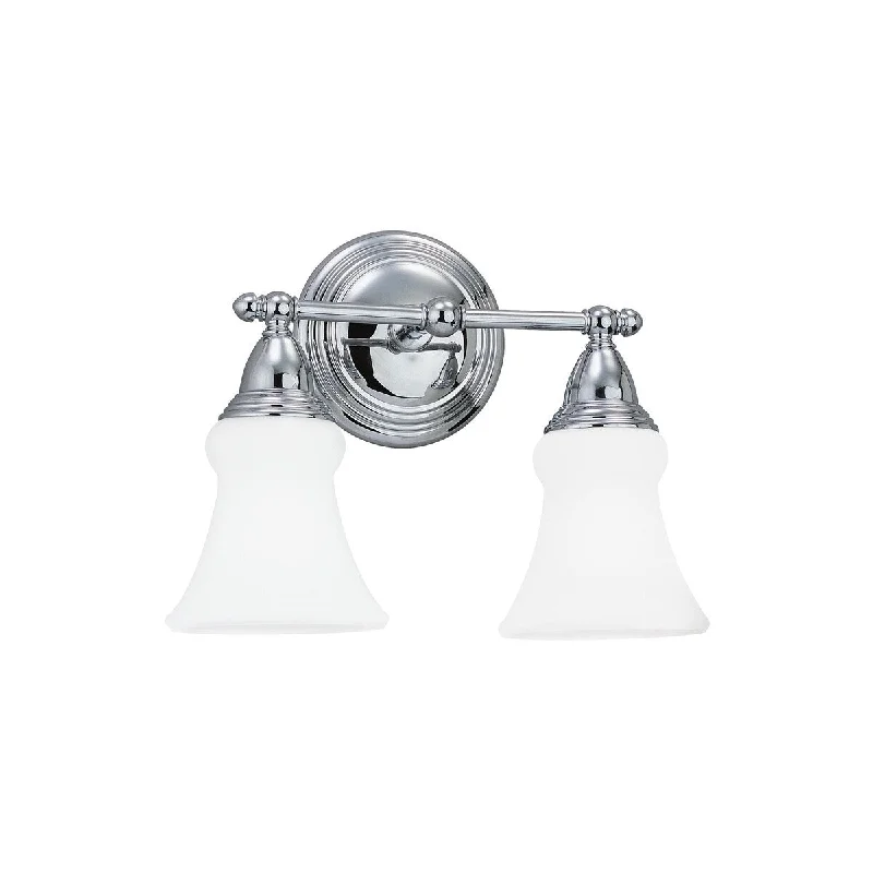 Sea Gull Sagemore Chrome 2-light Vanity Fixture