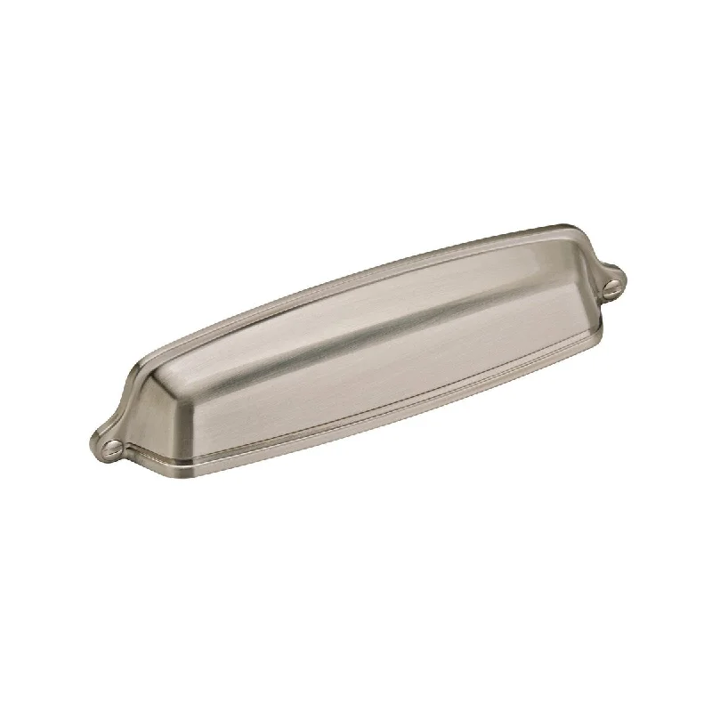 Stature 5-1/16 in (128 mm) Center-to-Center Satin Nickel Cabinet Cup Pull - 5.0625