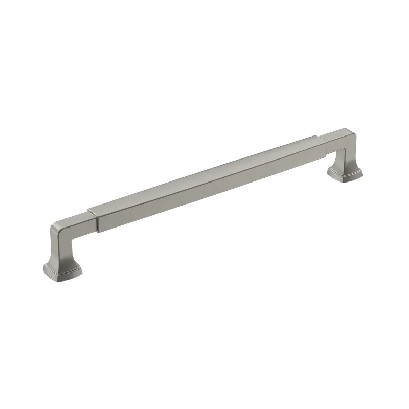 Stature 8-13/16 in (224 mm) Center-to-Center Satin Nickel Cabinet Pull - 8.8125