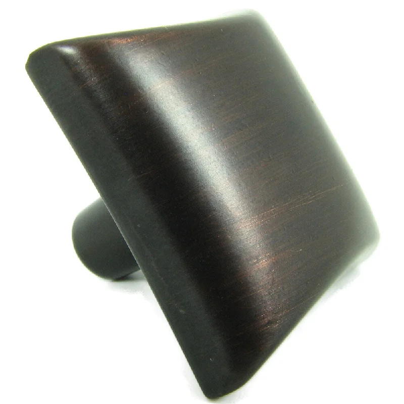 Stone Mill Hardware Oil-Rubbed Bronze Bella Square Cabinet Knob