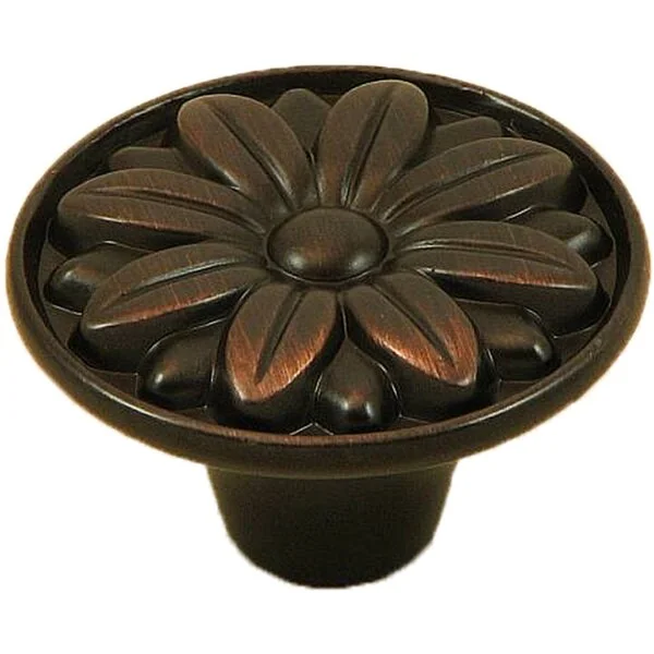 Stone Mill Hardware Oil Rubbed Bronze Mayflower Cabinet Knob (Pack of 25)