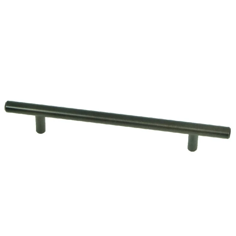 Stone Mill Oil-Rubbed Bronze Steel Bar Cabinet Pull (Pack of 5)