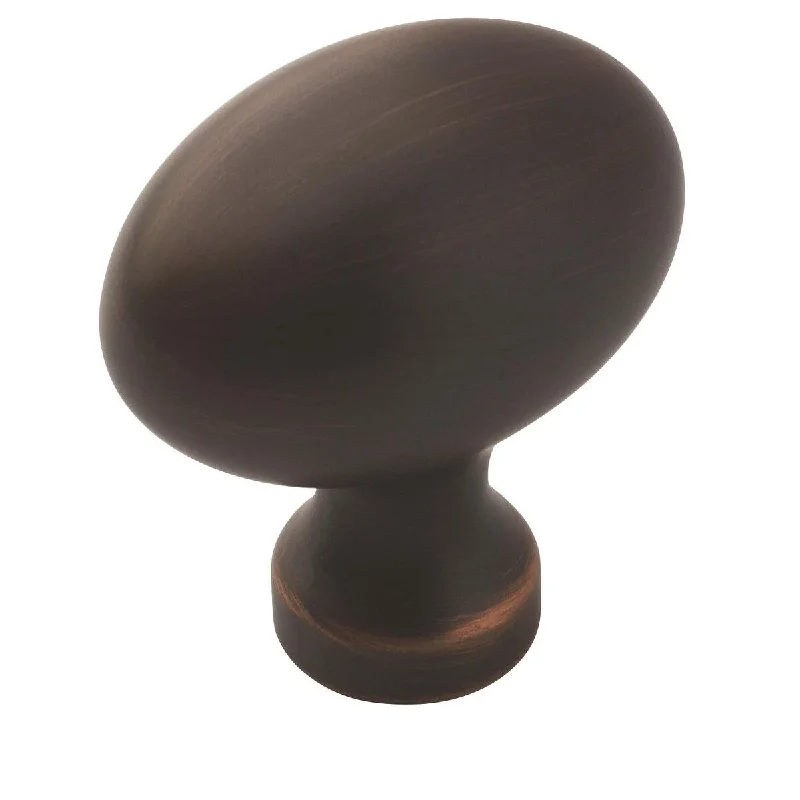 Vaile 1-3/8 in (35 mm) Length Oil-Rubbed Bronze Cabinet Knob - 10 Pack - 1.375