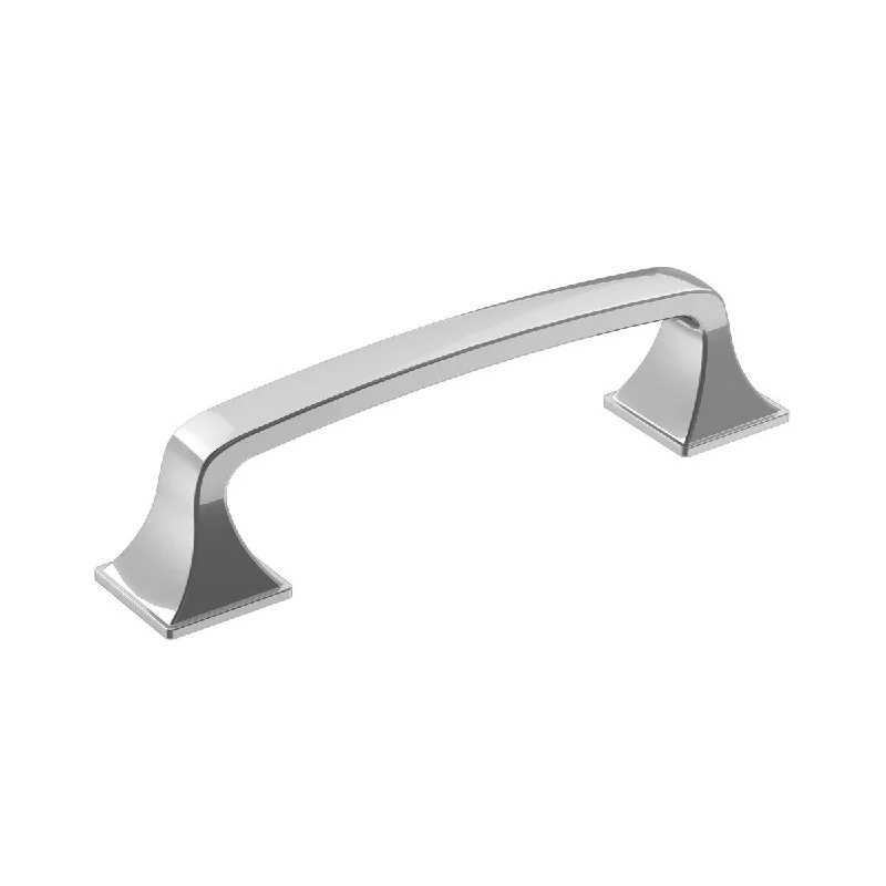 Ville 3-3/4 in (96 mm) Center-to-Center Polished Chrome Cabinet Pull - 3.75