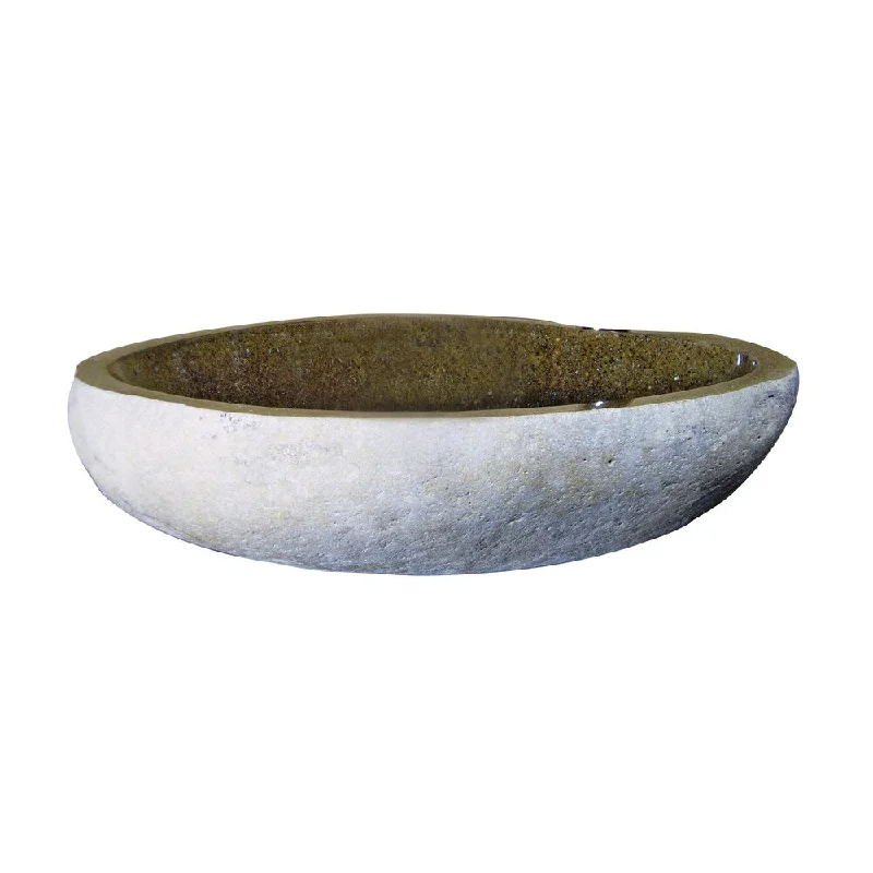 Yosemite Home Decor Boulder Stone Vessel Sink