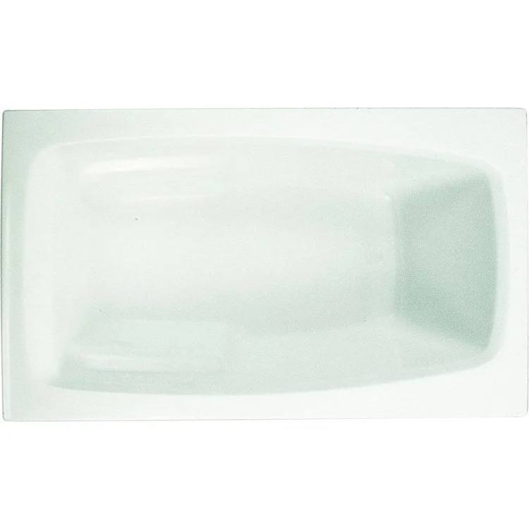 Whirlpool Tub Ston Collection Granite 48 x 30 x 16 Inch Drop-In Center Drain Almond Rectangle