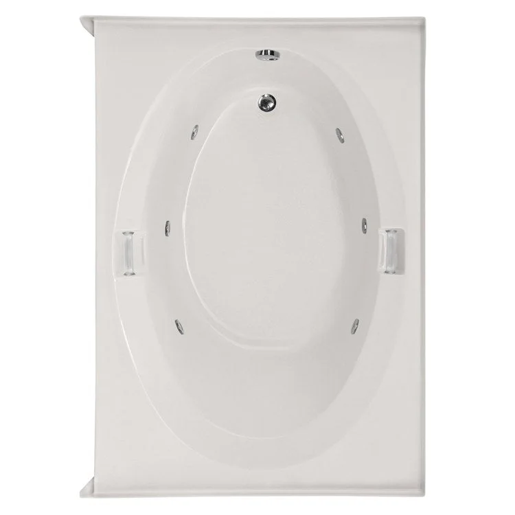 Whirlpool Tub Designer Collection Marlie 60 x 36 x 20 Inch Drop-In White Rectangle