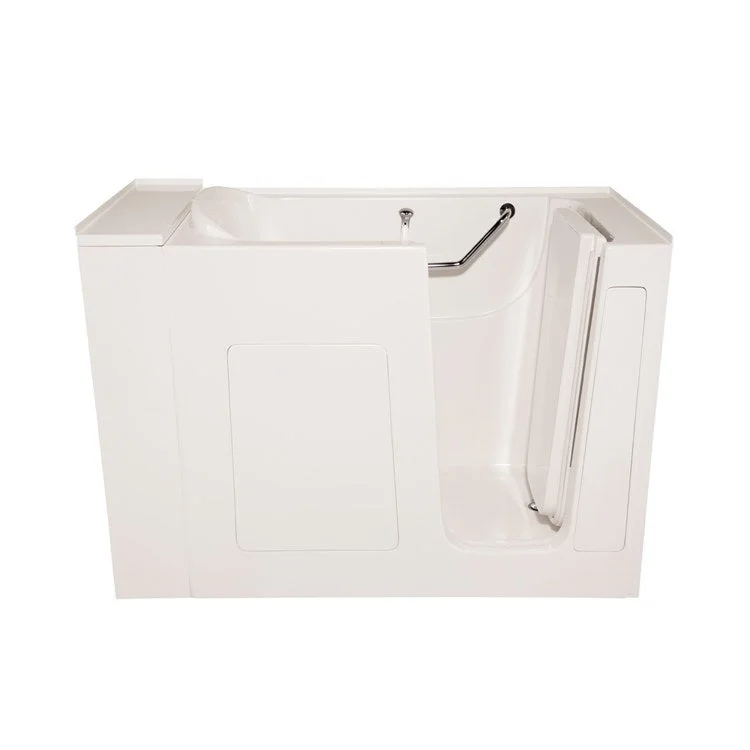 Whirlpool Tub Designer Collection Walk-in 52 x 30 x 40 Inch Walk-In Right Hand Drain White