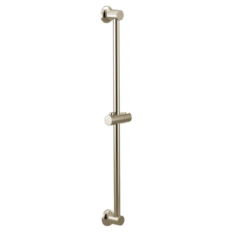 Slide Bar Stand with Handshower Holder 30 Inch Polished Nickel Metal A735NL