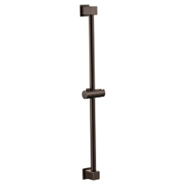 Slide Bar Square with Handshower Holder 30 Inch Oil Rubbed Bronze Brass