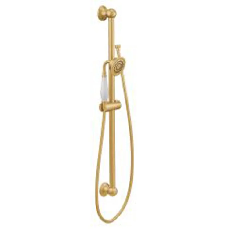 Handshower Set Weymouth Eco-Performance Wand Brushed Gold 1 Function 2.0 Gallons per Minute 30IN Slide Bar