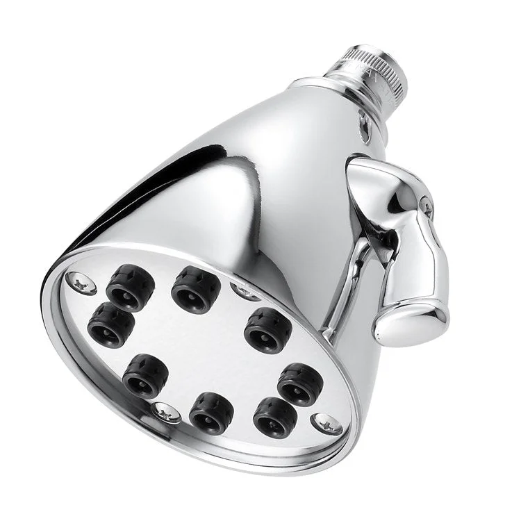 Showerhead Newport Bath 1 Function Antique Nickel 3-9/16 Inch 1.8 Gallons per Minute 8-Nozzle Design with Side-Mounted Rotational Spray Control