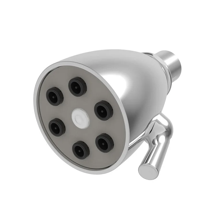 Showerhead Newport Bath 1 Function Antique Nickel 2-13/16 Inch 1.8 Gallons per Minute 6-Nozzle Design with Side-Mounted Rotational Spray Control