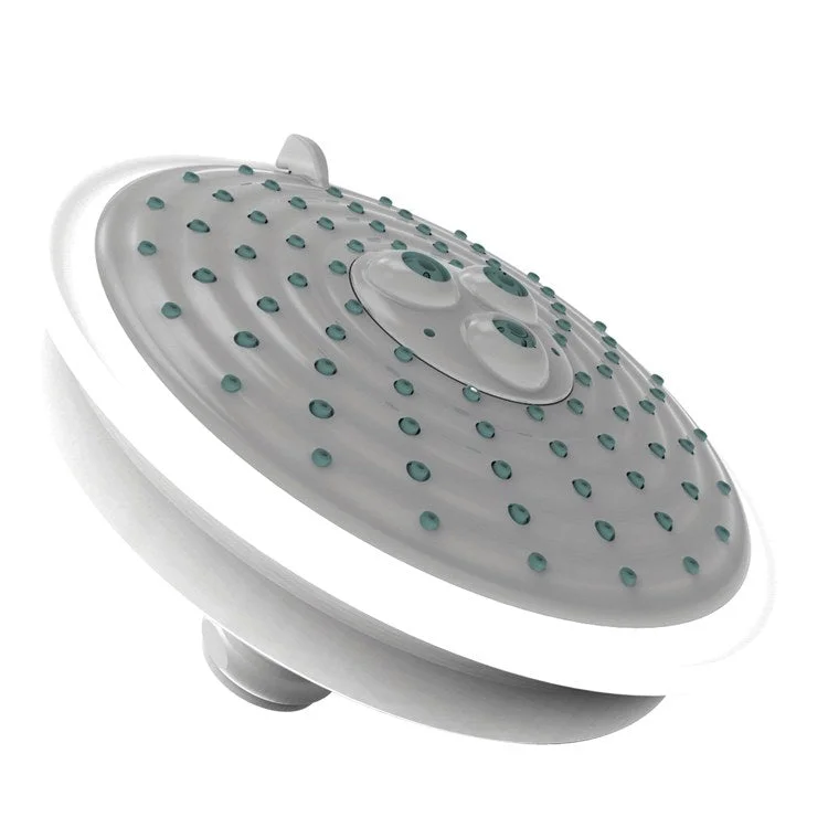 Showerhead Newport Bath 3 Function Matte White 6-3/16 Inch 1.8 Gallons per Minute Refresh/Regenerate/Revitalize