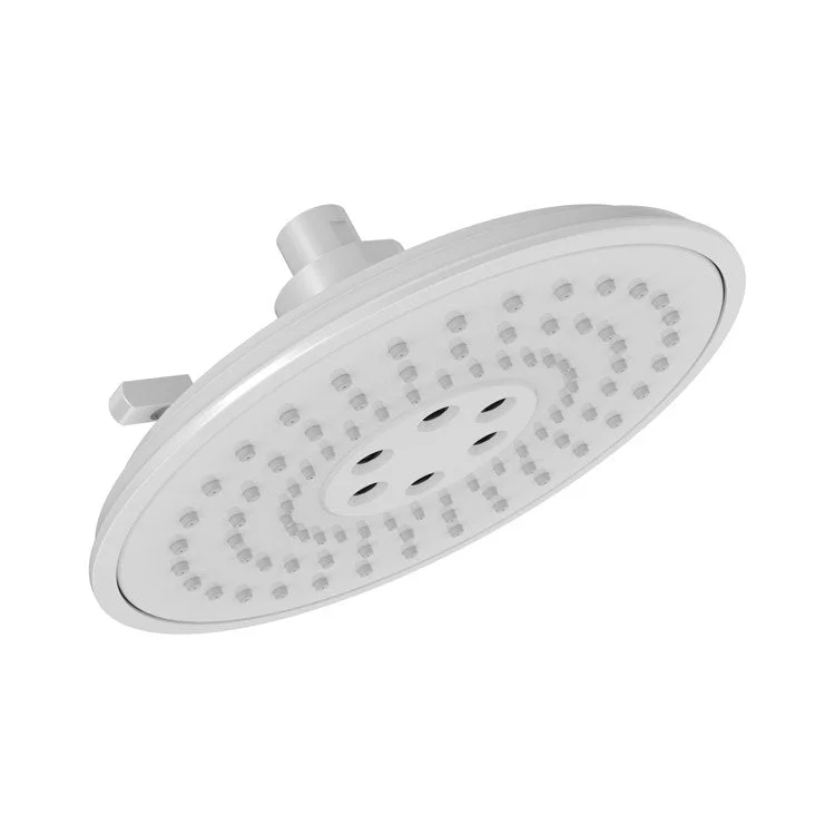 Showerhead Newport Bath 3 Function White 8-2/5 Inch 1.8 Gallons per Minute Stream/Luxnetic Wave/Pause