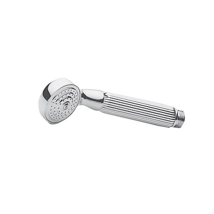 Handshower Newport Bath Grooved Handle Aged Brass 1 Function 1.8 Gallons per Minute Showerhead Diameter 2 Inch