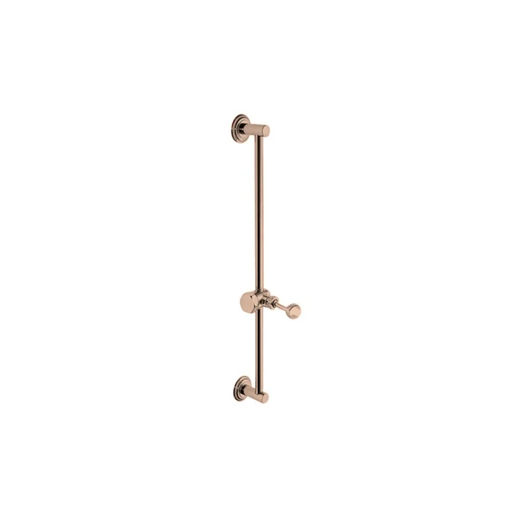 Slide Bar Tub and Shower Handshower 27 Inch Antique Copper Brass Wall