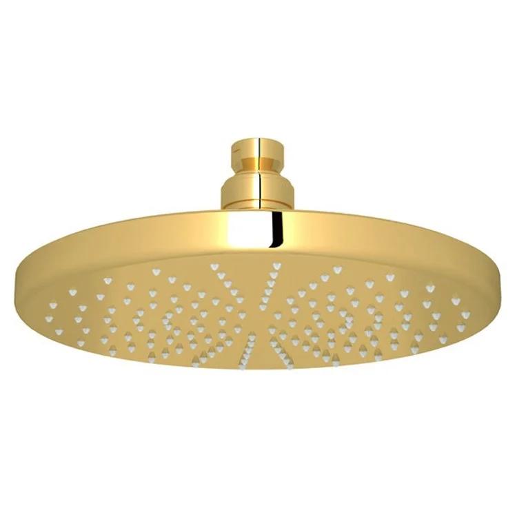 Showerhead Rodello 1 Function Unlacquered Brass 8 Inch 1.8 Gallons per Minute Round Rain