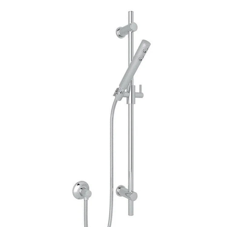 Handshower Set Polished Chrome 1 Function 1.8 Gallons per Minute 29-17/32 Inch Brass Shower Bar