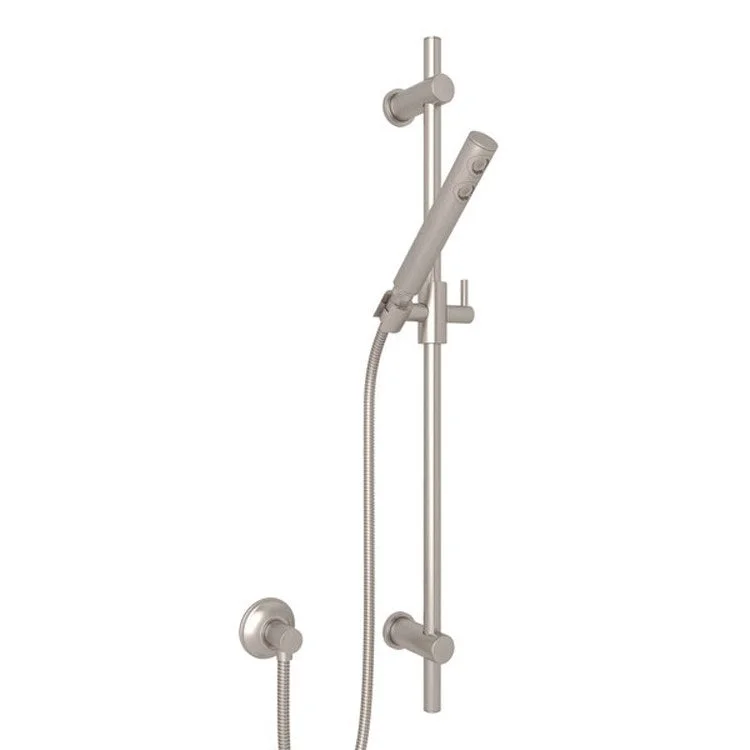 Handshower Set Satin Nickel 1 Function 1.8 Gallons per Minute 29-17/32 Inch Brass Shower Bar