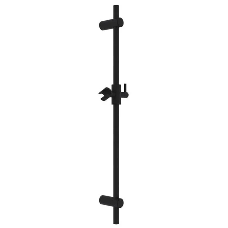 Slide Bar 30 Inch Matte Black Brass Wall Mount