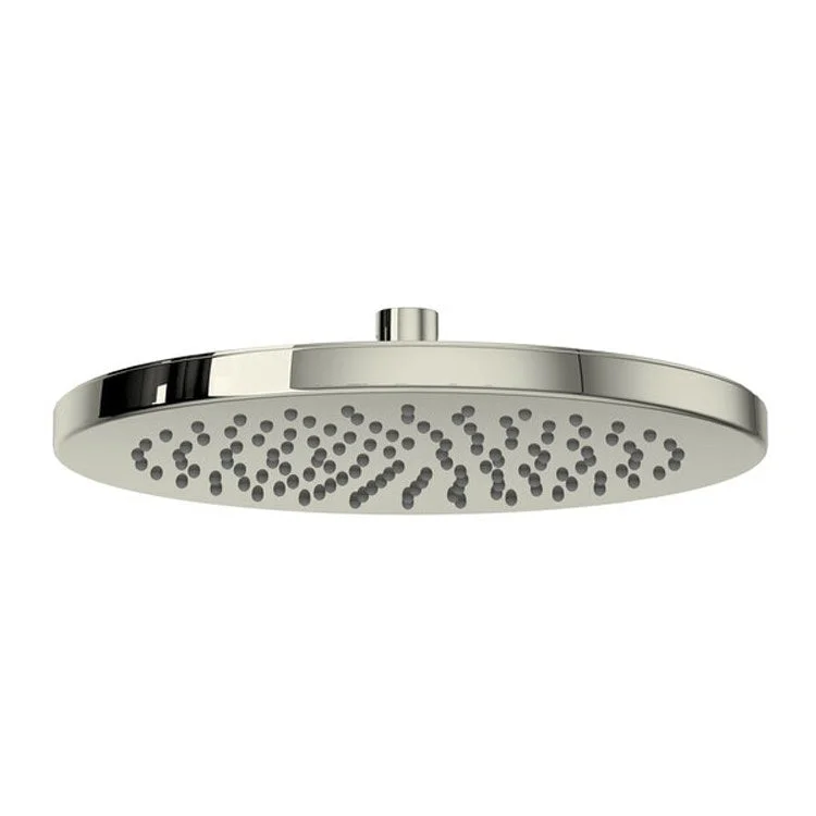 Showerhead Elios 1 Function Polished Nickel 10 Inch 1.8 Gallons per Minute Round Rain