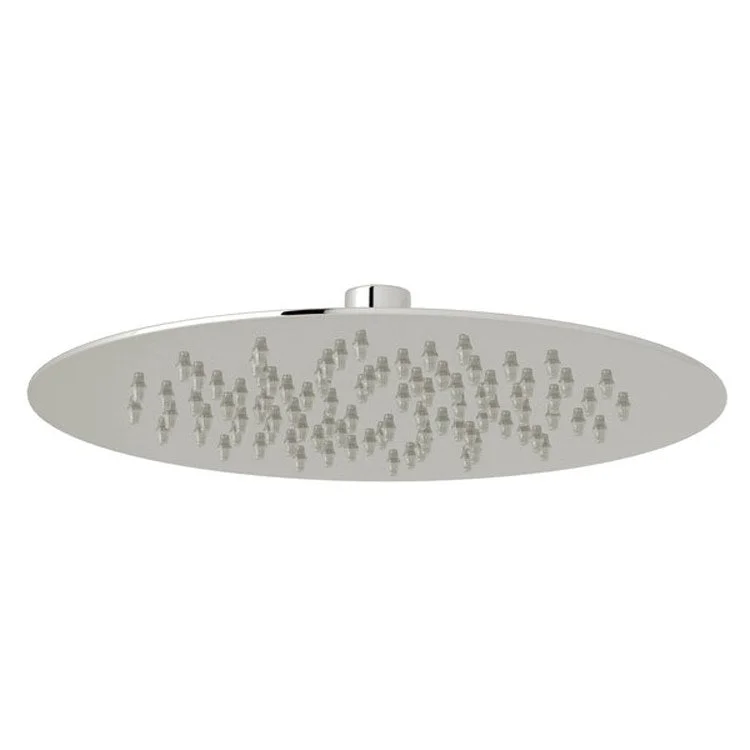 Showerhead 1 Function Polished Nickel 9-1/4 Inch 1.8 Gallons per Minute Slim Round Rain