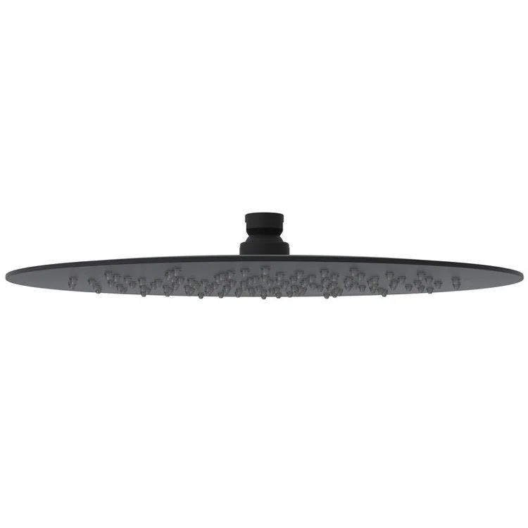 Showerhead 1 Function Matte Black 11-13/16 Inch 2.0 Gallons per Minute Slim Round Rain