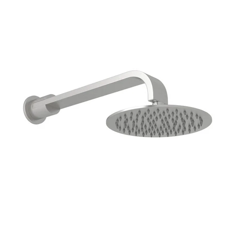 Showerhead Soriano 1 Function Includes Shower Arm Brushed Stainless Steel 9-7/8 Inch 1.8 Gallons per Minute Round Rain