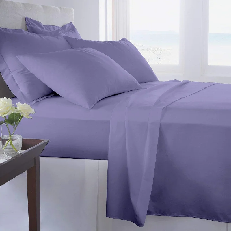 Breathable 300 TC Combed Cotton Sateen Easy FIt Sheet Set