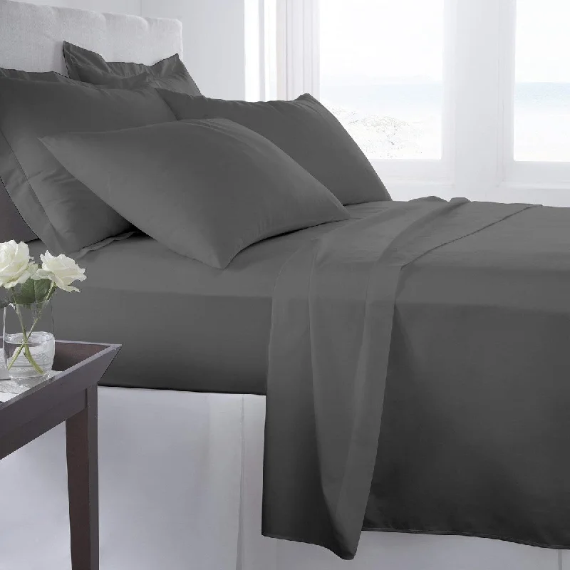 Breathable 300 TC Combed Cotton Sateen Easy FIt Sheet Set