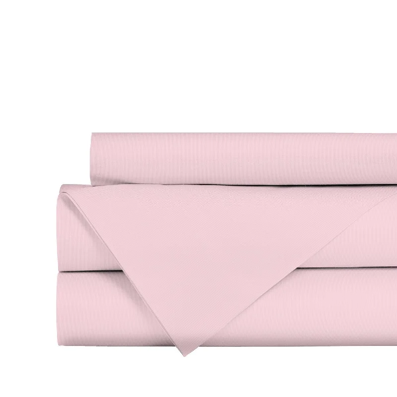 Breathable 300 TC Combed Cotton Sateen Easy FIt Sheet Set