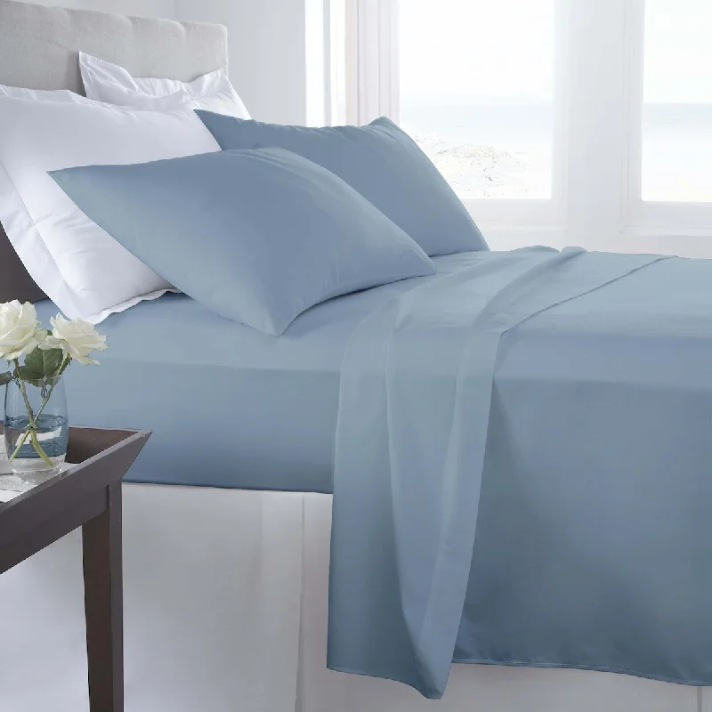 Breathable 300 TC Combed Cotton Sateen Sheet Set