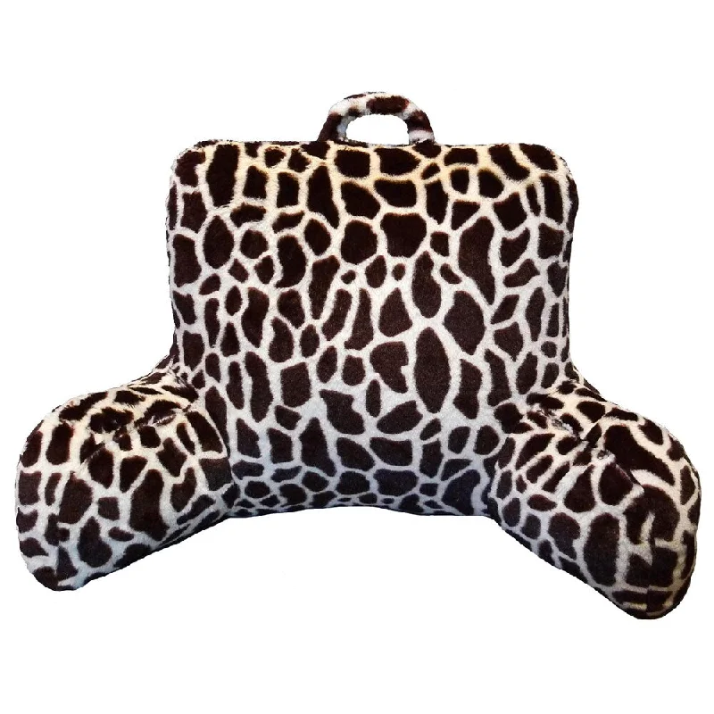 Giraffe Faux Fur Bedrest and Lounger