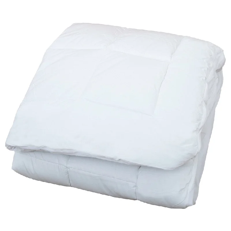 Classic Linen Marbella Box Quilted Waterproof Mattress Pad - White