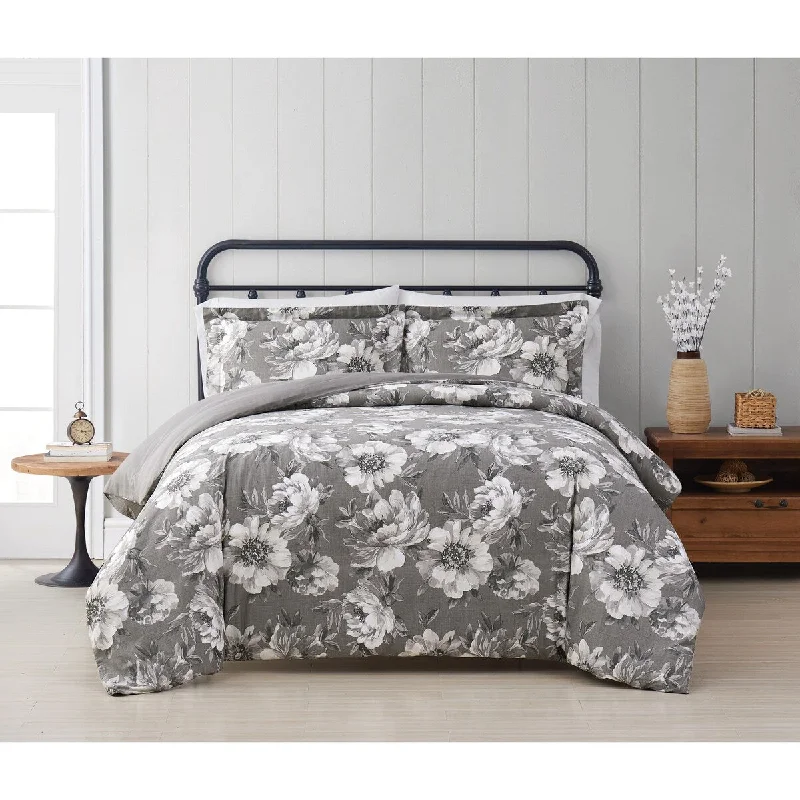 Cottage Classics Rochelle Floral 3 Piece Comforter Set