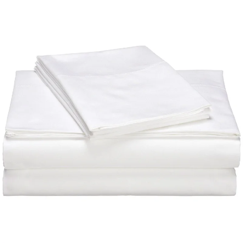 Daily Boutik California King 400 TC Cotton Sheet Set in White