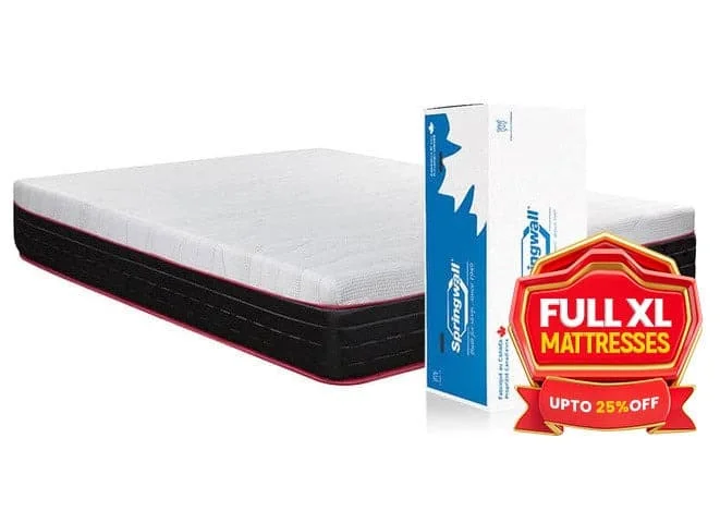 Full XL / Double XL Chiropractic Glacier 12" Hybrid Medium Mattress