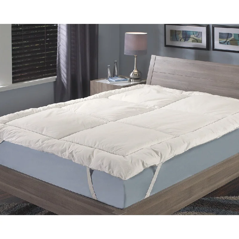 Famous Maker Classic Framed Box Fiberbed Mattress Topper