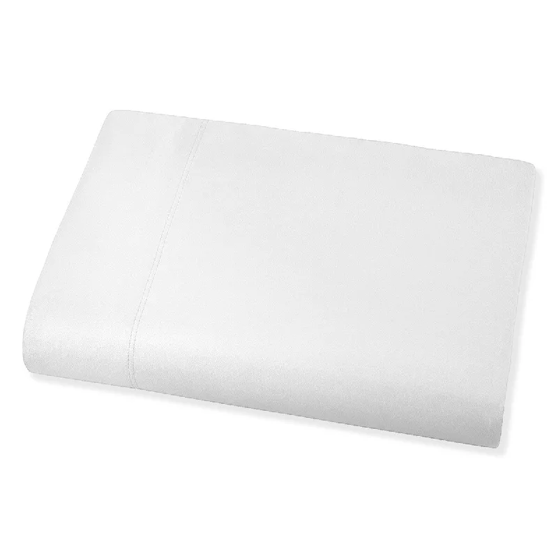 Grand Estate Hotel 100% Cotton 265 TC Super-Soft Flat Sheet Set, White